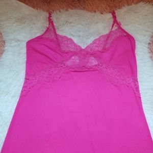 Fuschia Lace Slip Victoria's Secret